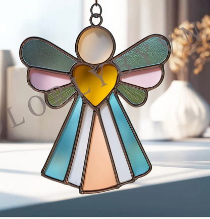Christmas Faux Stained Glass Sun Catchers