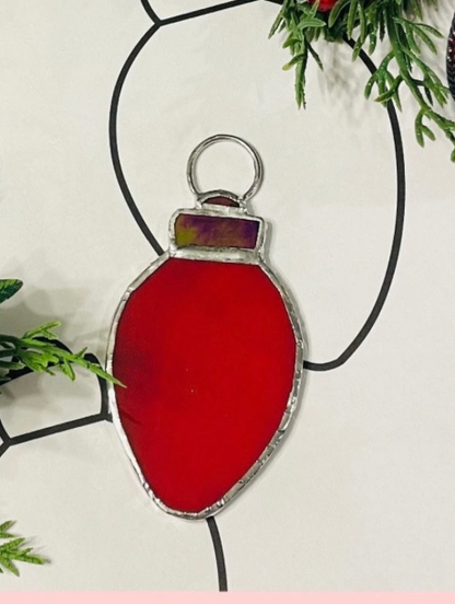 Christmas Faux Stained Glass Sun Catchers