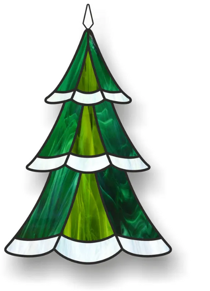 Christmas Faux Stained Glass Sun Catchers