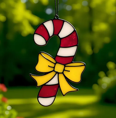 Christmas Faux Stained Glass Sun Catchers