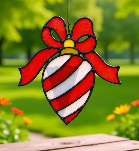 Christmas Faux Stained Glass Sun Catchers