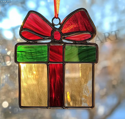 Christmas Faux Stained Glass Sun Catchers