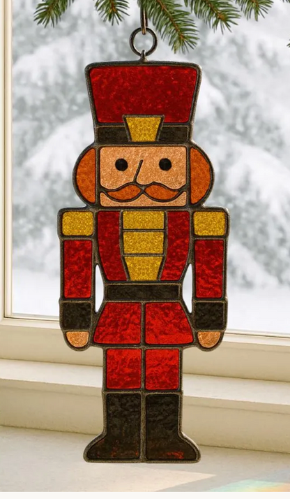 Christmas Faux Stained Glass Sun Catchers