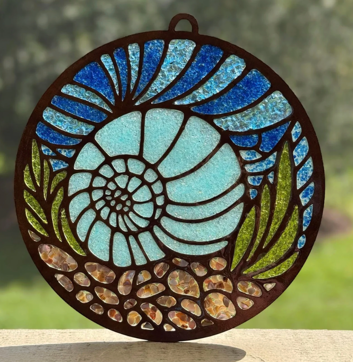 Resin Crushed Glass Sun Catcher Mail Home Kit