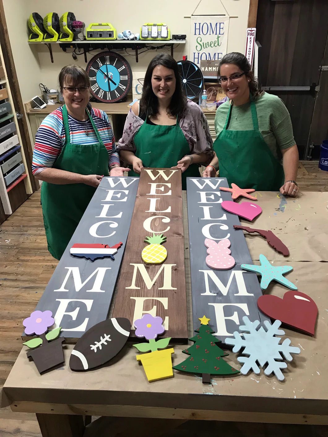 MAKE-AT-HOME KITS ADULTS and KIDS - Paint Party & Hammer and Stain